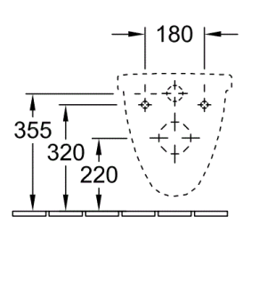 Miska WC Villeroy & Boch O.novo wisząca (56601001) 3
