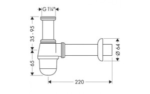 Syfon Hansgrohe  (55213000) 3