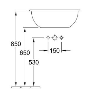 Umywalka Villeroy & Boch Loop&Friends 57cm (61552001) 3