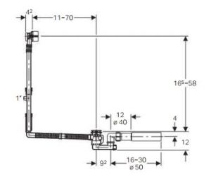 Syfon Geberit  (150.701.00.1) 2