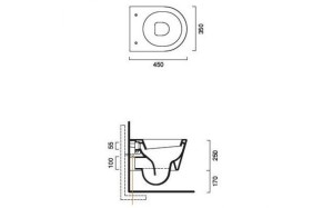 Miska WC Catalano Zero wisząca CATAglaze (1VSV45N00) 2