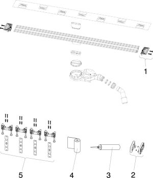 Viega Odpływ liniowy bez rusztu Advantix Vario 120cm (721671) 4