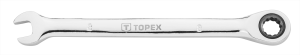 Topex Klucz płasko-oczkowy z grzechotką 21mm (35D748) 1