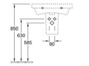Umywalka Villeroy & Boch Avento 60cm (41586001) 4