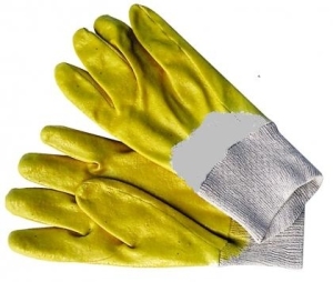 Rękawice nitrylowe żółte (R440Y) 1