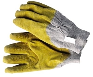 Rękawice gumowe żółte (R411) 1