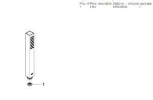 Słuchawka prysznicowa Grohe Euphoria Cube Stick 1-funkcyjna chrom (27698000) 3