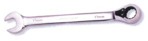 Jonnesway Klucz płasko-oczkowy z grzechotką 17mm (W60117) 1