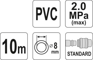 Yato Wąż pneumatyczny w rolce 8mm 10m (YT-24220) 3
