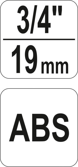 Flo Szybkozłącze standard 3/4" ABS (89002) 3