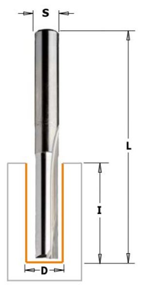 CMT Frez prosty HM długi 12 x 60mm (912.120.11) 2
