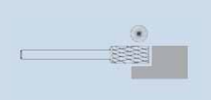 Klingspor Frez HF 100 B z węglików spiekanych 8 x 64mm (295553) 2