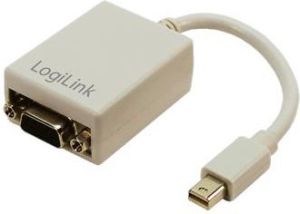 Adapter AV LogiLink DisplayPort Mini - D-Sub (VGA) biały (CV0038) 1
