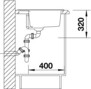 Zlewozmywak Blanco Dalago 6 Silgranit antracyt z korkiem automatycznym (514197) 4