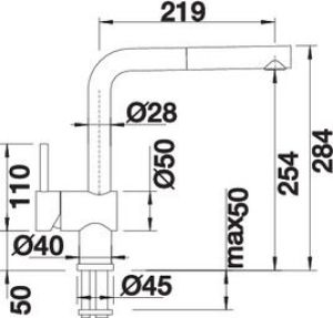Bateria kuchenna Blanco Linus-S stojąca chrom (514016) 3