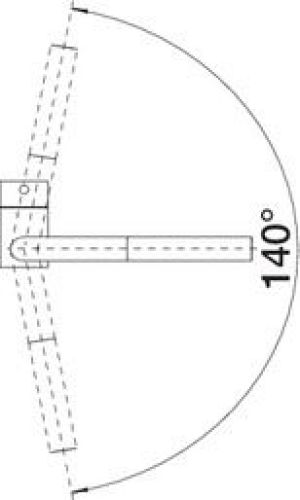 Bateria kuchenna Blanco Linus-S stojąca chrom (514016) 4