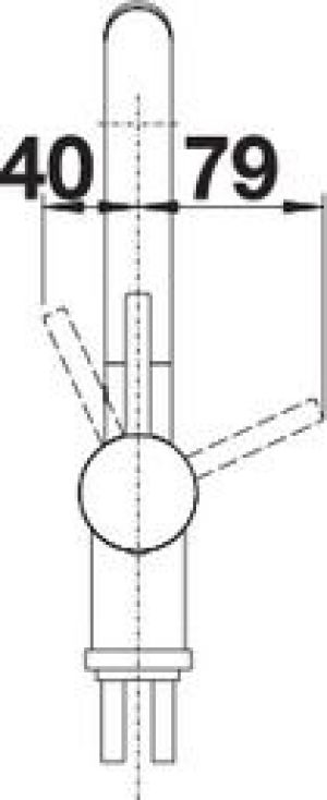 Bateria kuchenna Blanco Linus-S stojąca chrom (514016) 5