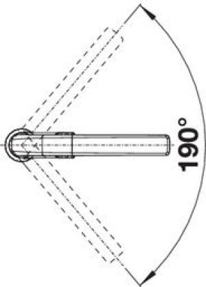Bateria kuchenna Blanco Avona-S stojąca biała (521280) 3
