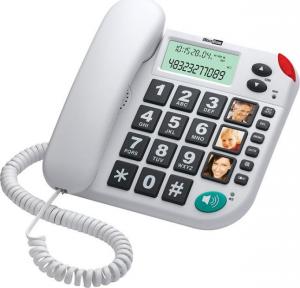 Telefon stacjonarny Maxcom KXT 480 Biały 1