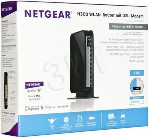 Router NETGEAR N300 ADSL2+ (Annex B, 1x RJ11) (DGN2200B-100GRS) 2