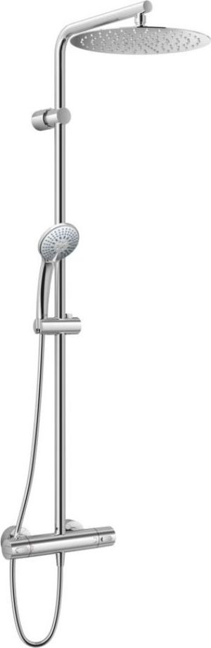 Zestaw prysznicowy Ideal Standard Rain z deszczownicą z baterią termostatyczną chrom (A6246AA) 1