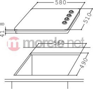 Płyta grzewcza Whirlpool AKM 407 NB 2