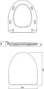 Deska sedesowa Cersanit Parva (K98-0136) 5