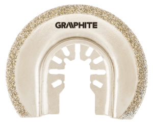 Graphite Tarcza półokrągła HCS do ceramiki 65mm galwaniczne pokrycie nasypem diamentowym (56H063) 1
