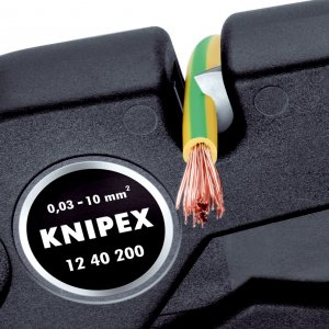 Knipex Szczypce do ściągania izolacji samonastawne 200mm (12 40 200) 4
