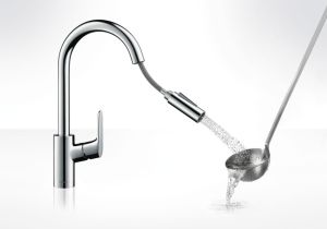 Bateria kuchenna Hansgrohe Focus stojąca stal szlachetna (31815800) 2