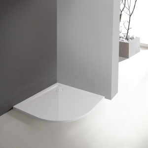 Brodzik Sanplast Space Mineral półokrągły narożny 90 cm x 90 cm (645-290-0430-01-000) 2