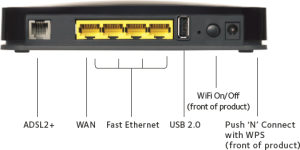 Router NETGEAR Wireless-N 300Mbps ADSL2/2+ Modem/Router [ 1x USB ][ Annex A ] (DGN2200-100PES) (Neostrada) 2
