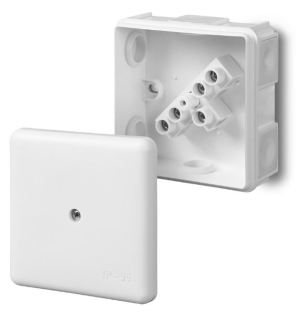 Elektro-Plast Puszka natynkowa 6-wylotowa IP55 z wkładem 5 x 2,5mm2 (0226-01) 2