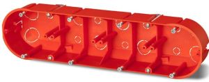 Elektro-Plast Puszka podtynkowa karton-gips PK-4x60 pomarańczowa (0235-00) 1