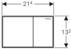 Przycisk spłukujący Geberit Sigma 60 do WC biały (115.640.SI.1) 2