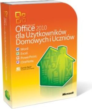 Microsoft Office 2010 dla Użytkowników Domowych i Uczniów BOX 1
