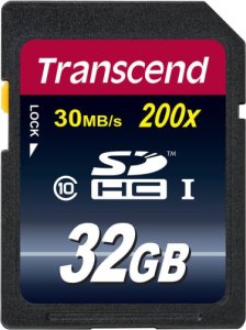 Karta Transcend 200x SDHC 32 GB Class 10  (TS32GSDHC10) 1