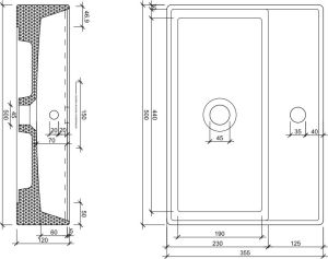 Umywalka Elita Modelo 50cm (145190) 4