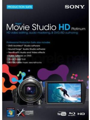 Sony Vegas Movie Studio HD 10 Platinum Production Suite EN 1