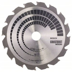 Bosch BOSCH PIŁA TARCZOWA CONSTRUT WOOD 230x2,8x30x16z B2608640635 - 2608640635 2