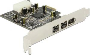 Kontroler Delock PCIe x1 - 2x FireWire 800 + 1x FireWire 400 (89153) 1