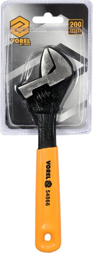 Vorel Klucz nastawny typu szwed 200mm gumowa rękojeść (54066) 3