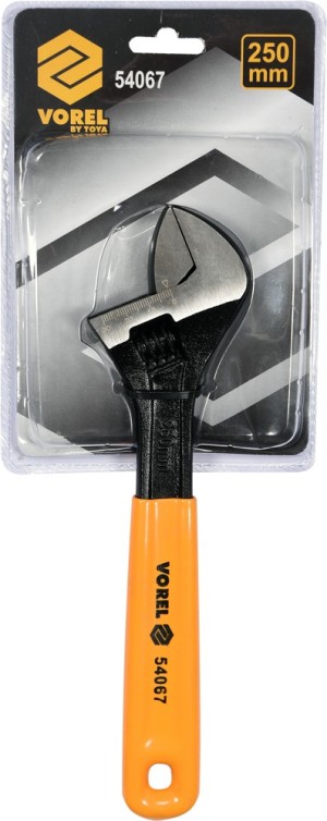 Vorel Klucz nastawny typu szwed 250mm gumowa rękojeść (54067) 3