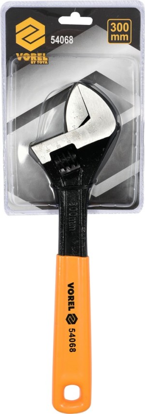Vorel Klucz nastawny typu szwed 300mm gumowa rękojeść (54068) 3