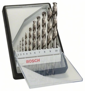 Wiertło Bosch do metalu HSS walcowe 2 7 4 5 1 3 6 10 8 9mm zestaw (2607010535) 1