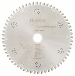Bosch Tarcza pilarska Top Precision Best for Wood 254 x 30mm 60 zębów (2608642102) 1