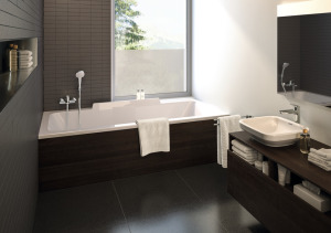 Zestaw prysznicowy Hansgrohe Croma Select E punktowy biały (26424400) 2