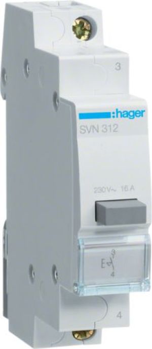Hager Przełącznik przyciskowy 1NO 16A (SVN312) 1