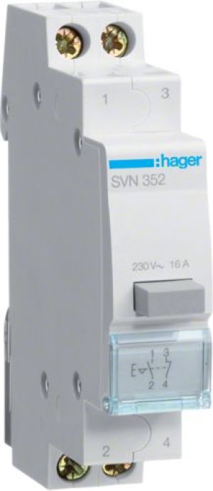 Hager Przełącznik przyciskowy 1NO+1NC 16A (SVN352) 1