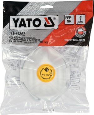 Yato Półmaska filtrująca z zaworem FFP1/KZ (YT-74862) 2